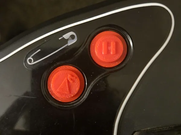 Boutons Start et Select pour guitare Kramer