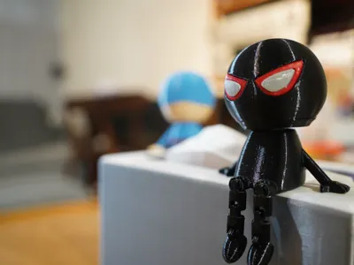 Chibi Spider-Man Stress Relief Button Model Toy (No AMS Required ...