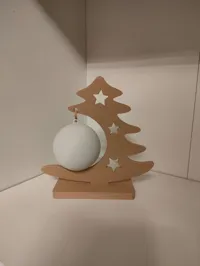 Petit sapin décoratif avec boule de Noël — photo 3