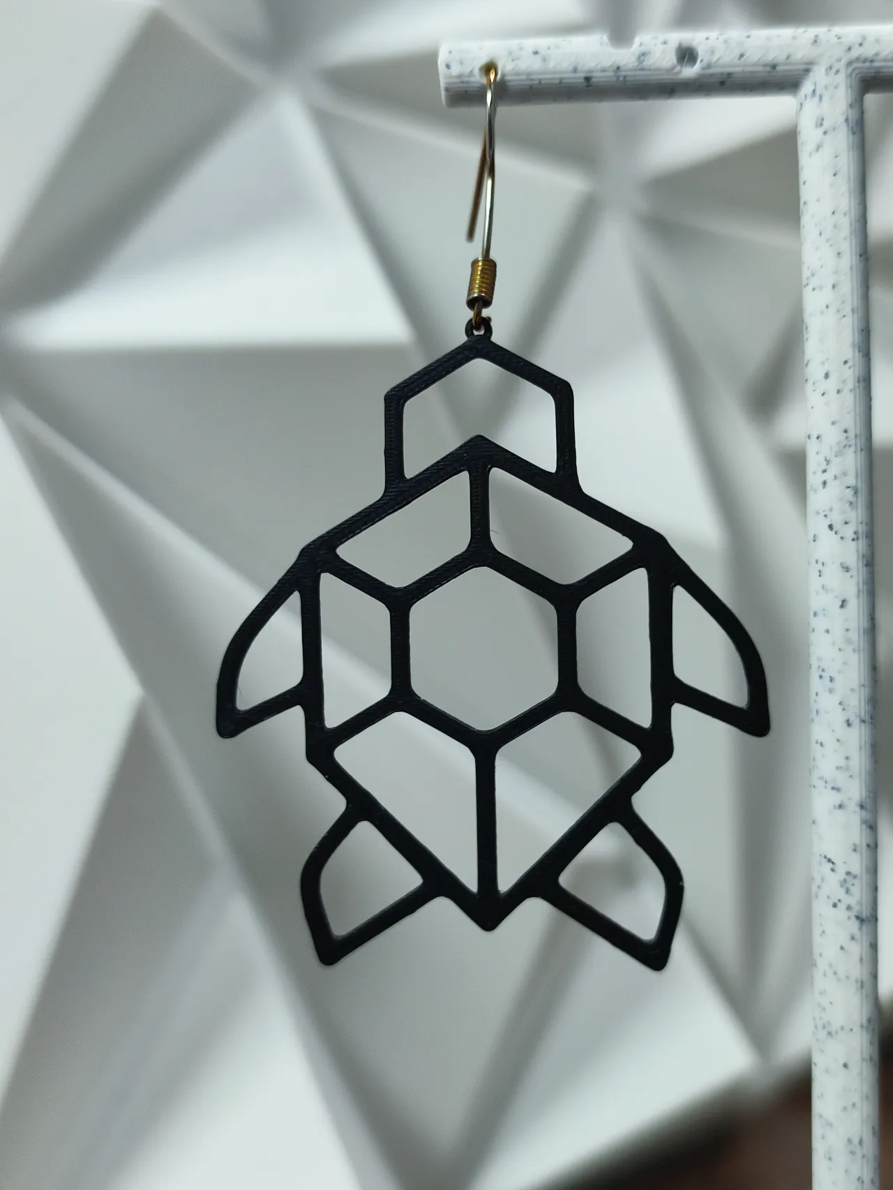 Aretes Tortuga Origami view 4