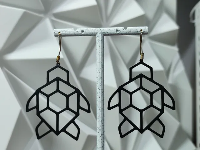 Aretes Tortuga Origami
