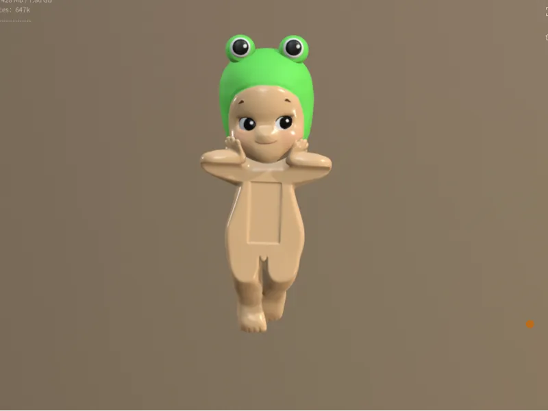 Sonny Angel Hipper Baby frog