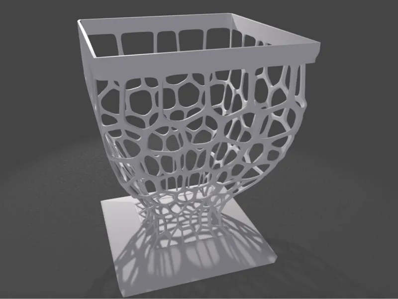 Net Webbed Distorted vase