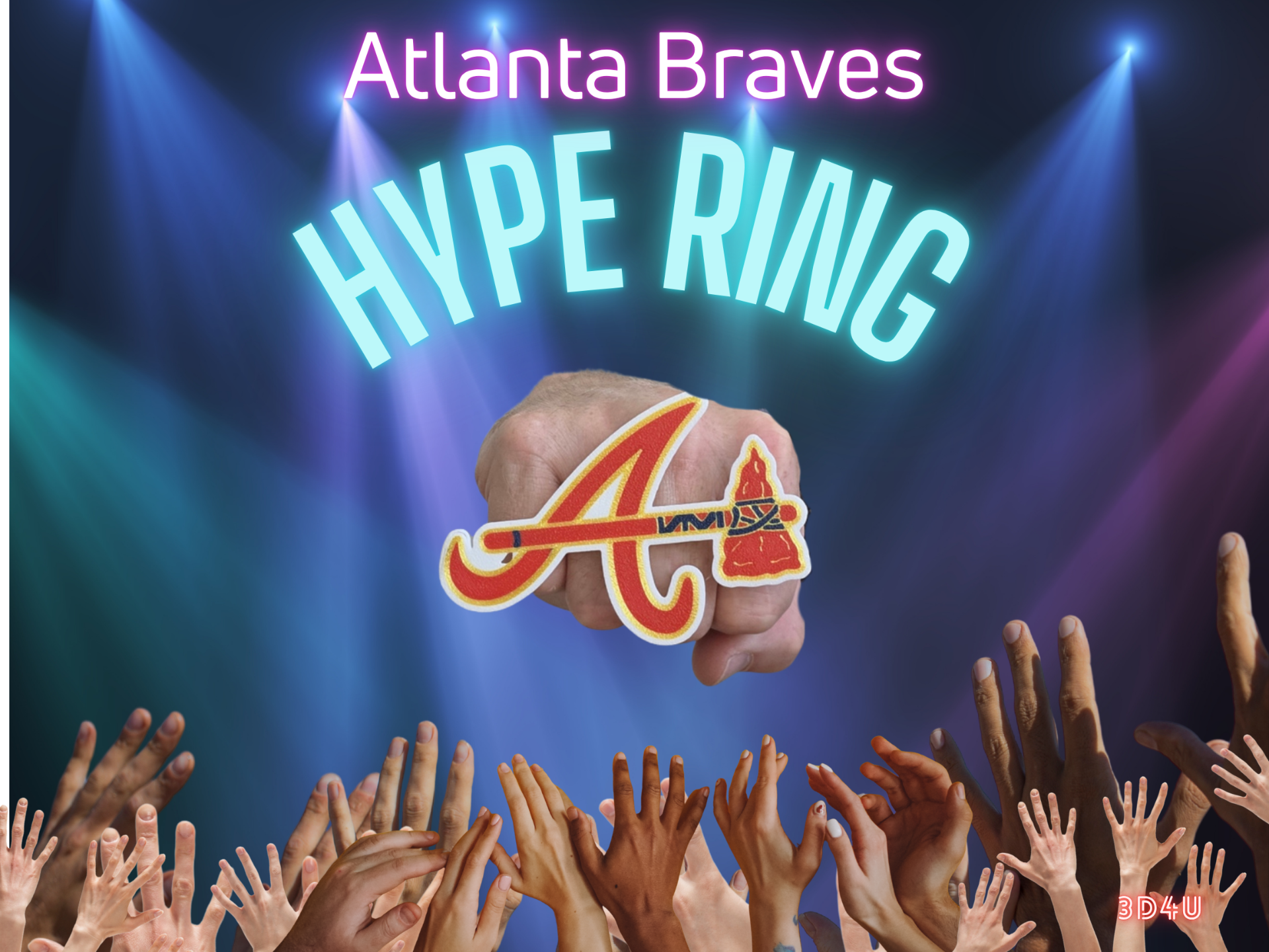 ATL Braves Hype Ring 