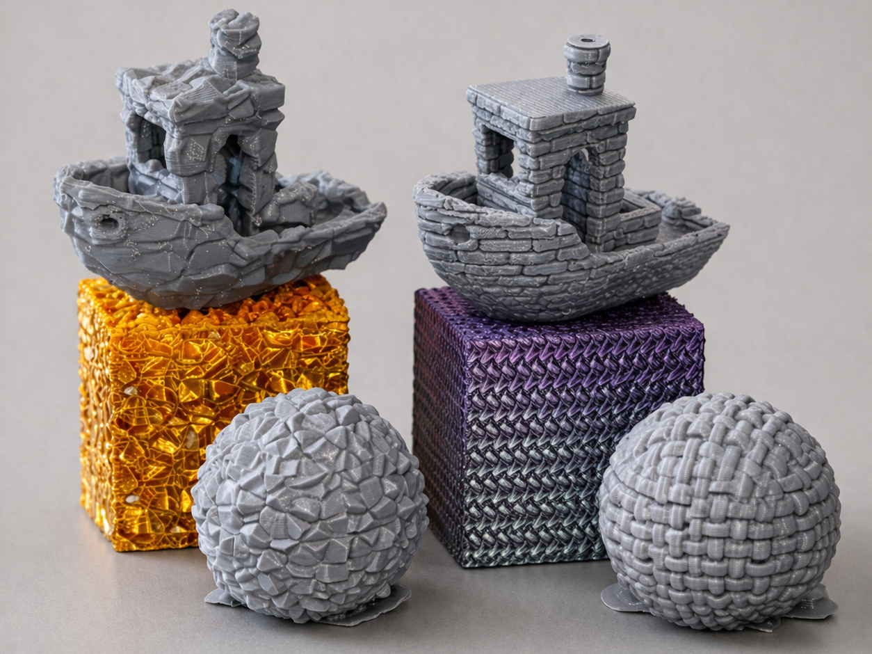 BumpMesh samples- Benchy, Sphere etc (CNC Kitchen)