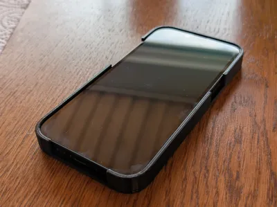 iPhone 14 case with centered power button