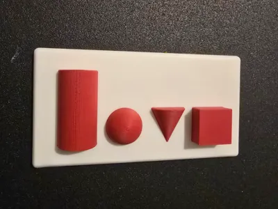 Love Minimal Magnet