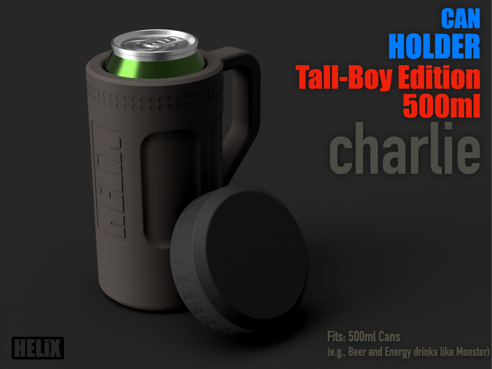 HELiX Tactical BEER CAN HOLDER charlie (500ml)