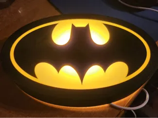 Lampa Batman logo