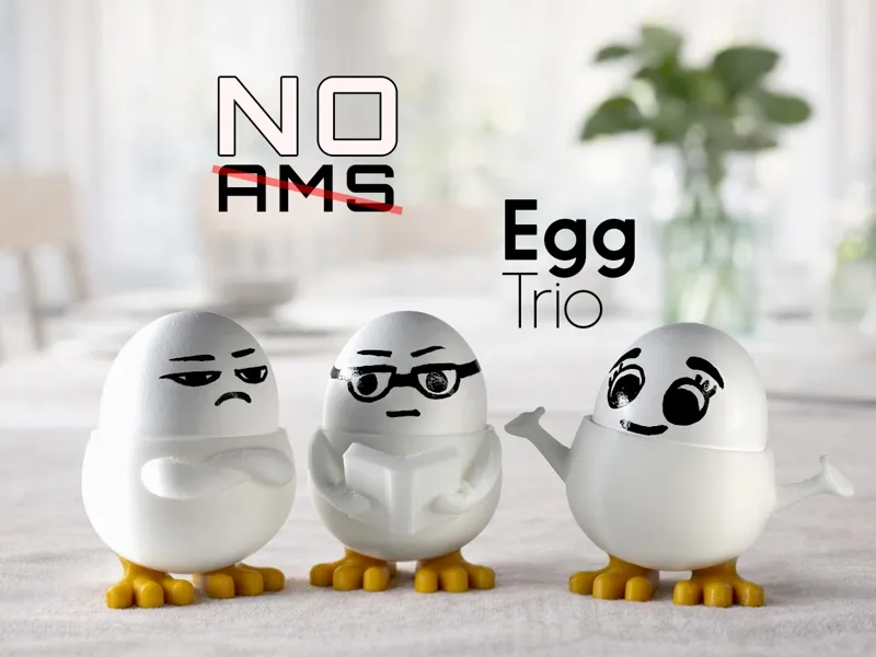 Egg Holder Trio - Easter Egg Cups