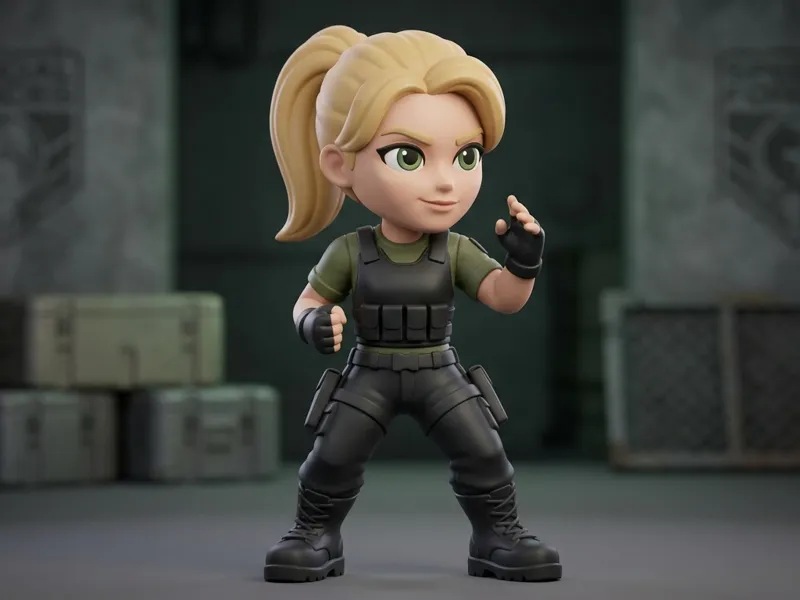 Sonya Blade chibi