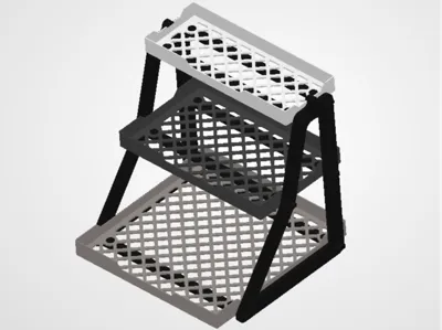 KITCHEN STORAGE RACK