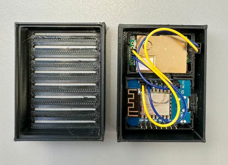 CO2 sensor case for MH-Z19B and ESP8266 (D1 mini)  