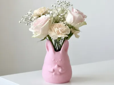 Star Rabbit Storage Vase