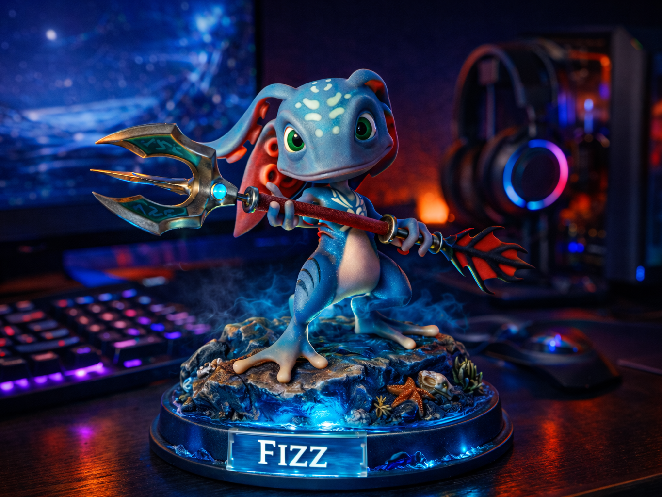 Fizz - League of Legends Lamp / Statue