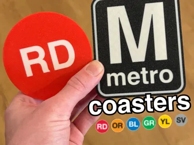 DC Metro Coaster Set