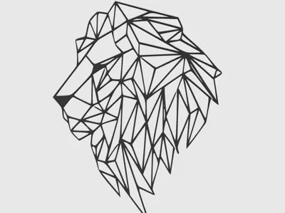 2D Geometric Lion