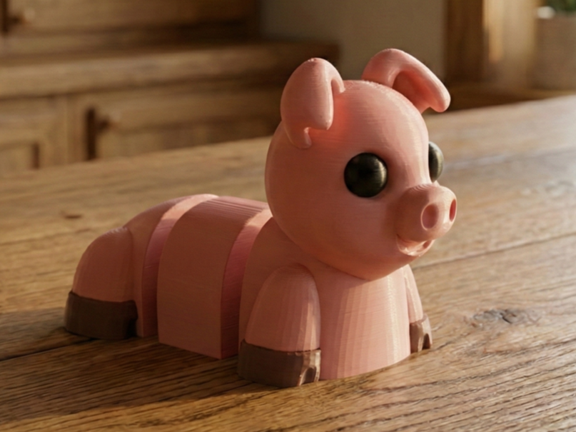 Articulated Pig – Cute Flexi Farm Animal
