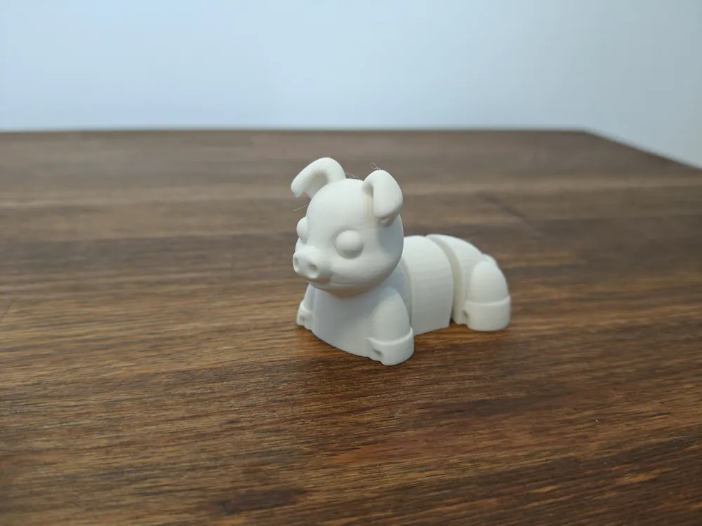Articulated Pig – Cute Flexi Farm Animal - Free 3D Print Model - MakerWorld
