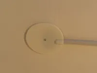 Cache plafond pour passage de câble — photo 1