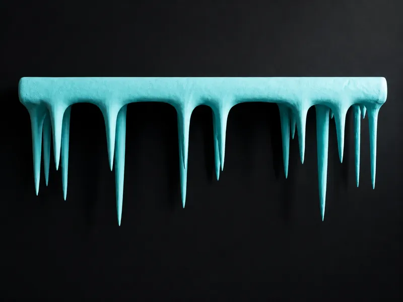 Frozen Icicle Wall Decoration / Shelf Accent