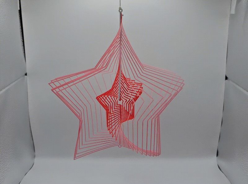 Geometric Star Twist - 2D to 3D Optical Art