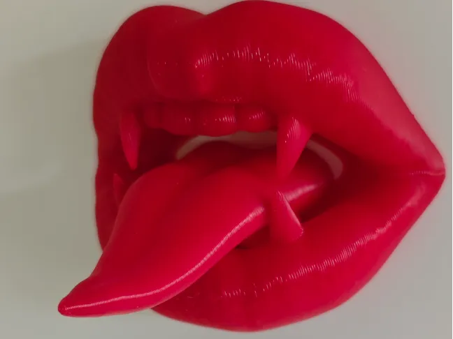 Vampire Kiss Fridge Magnet - no supports