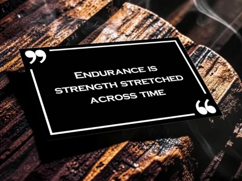Empower Card - Endurance is strength stretched...