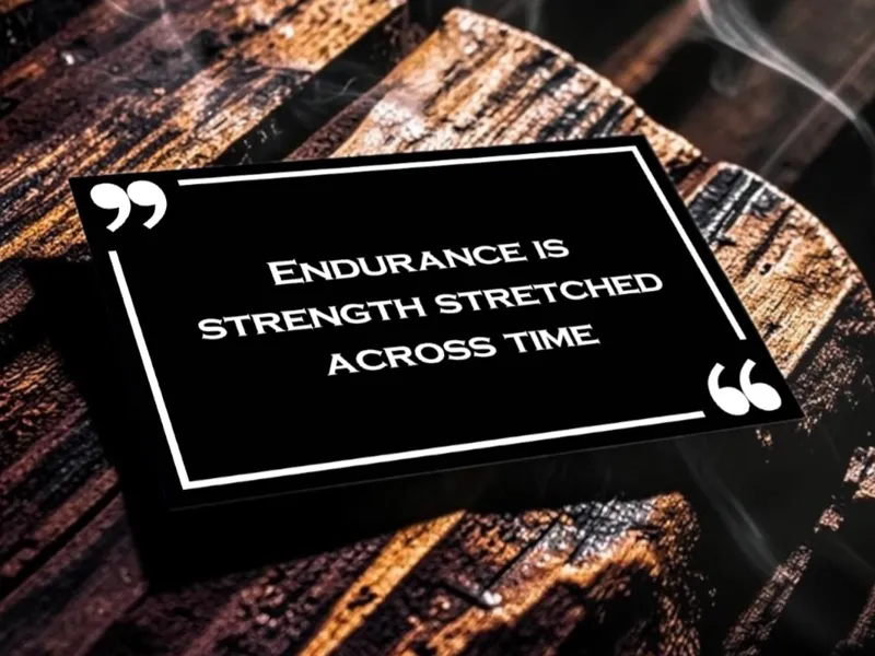 Empower Card - Endurance is strength stretched...