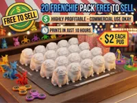 Lot de 20 figurines de chiens rigolotes — photo 2