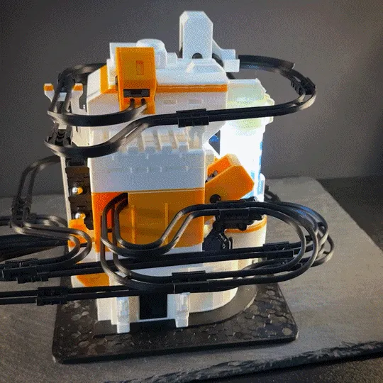 Sci-Fi Marble Run Lab view 3