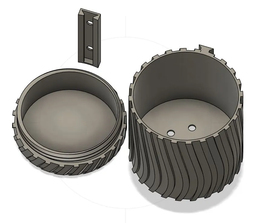 Modern Wall Planter with Hidden Drip Tray - Free 3D Print Model ...