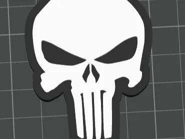 Punisher helmet clip