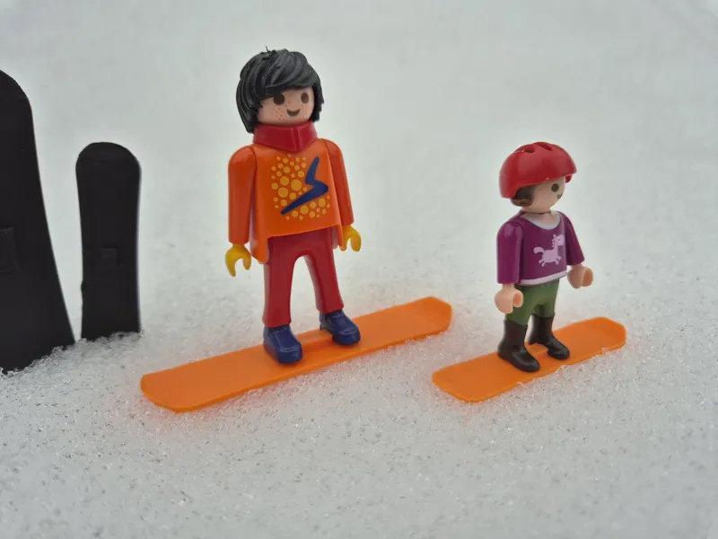 Snowboard Playmobil kompatibel Kinder & Erwachsene