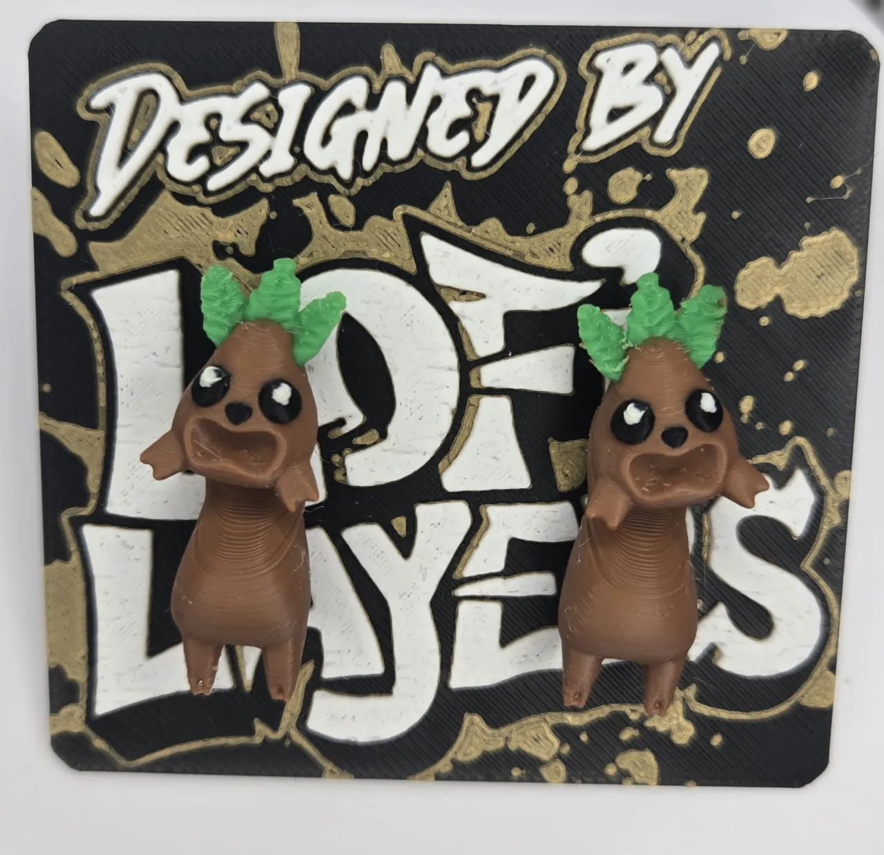 Mandrake Root Earrings view 2