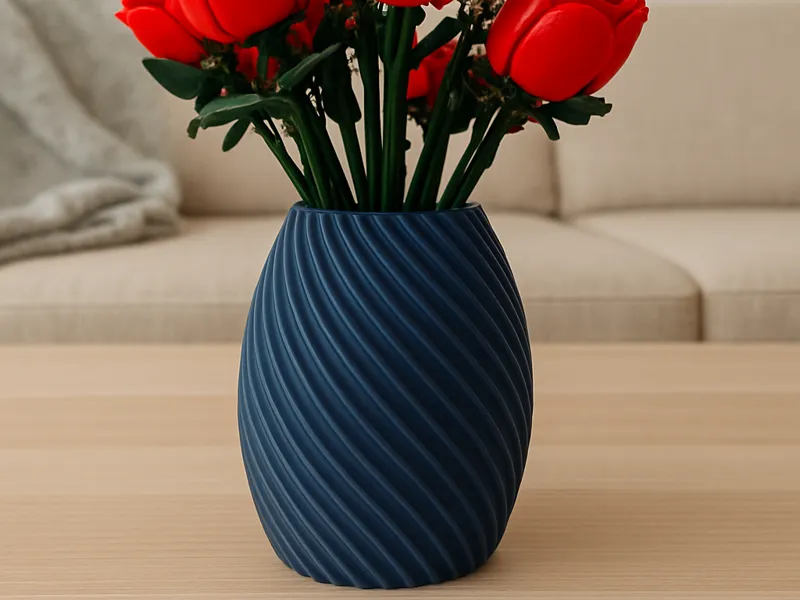 Modern Twisted Vase