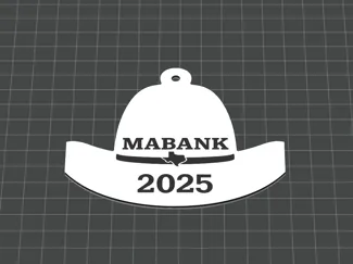 Mabank Cowboy Hat Ornaments