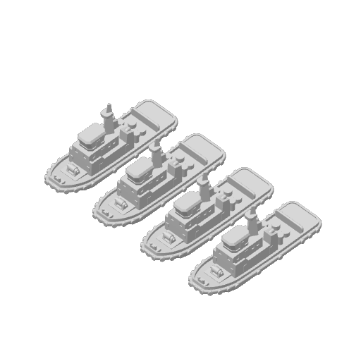 Miniatura 1 do modelo 3D 中国海军3200马力港口拖船 1：2000