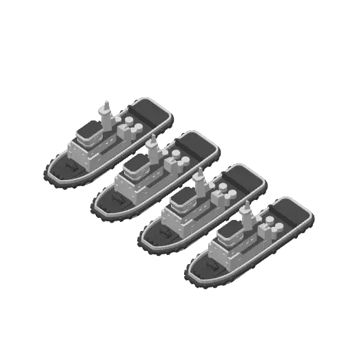 Miniatura 2 do modelo 3D 中国海军3200马力港口拖船 1：2000