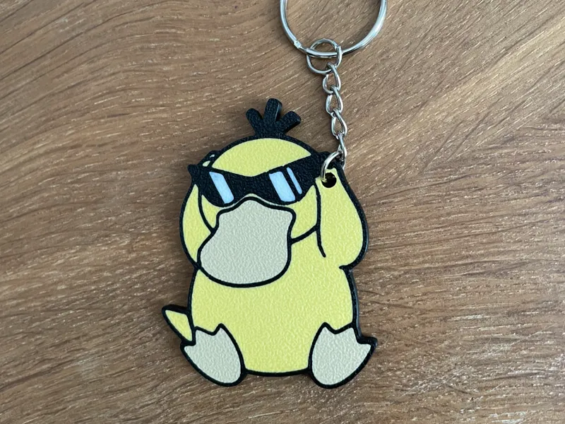 Psyduck Pokemon Keychain / 4 color / Gamer Gift