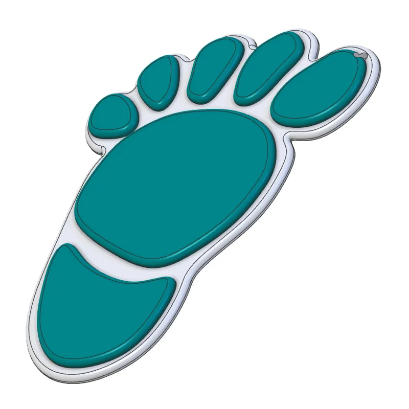 Baby Foot Keychain