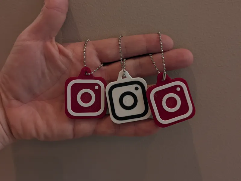 Instagram NFC Keychain