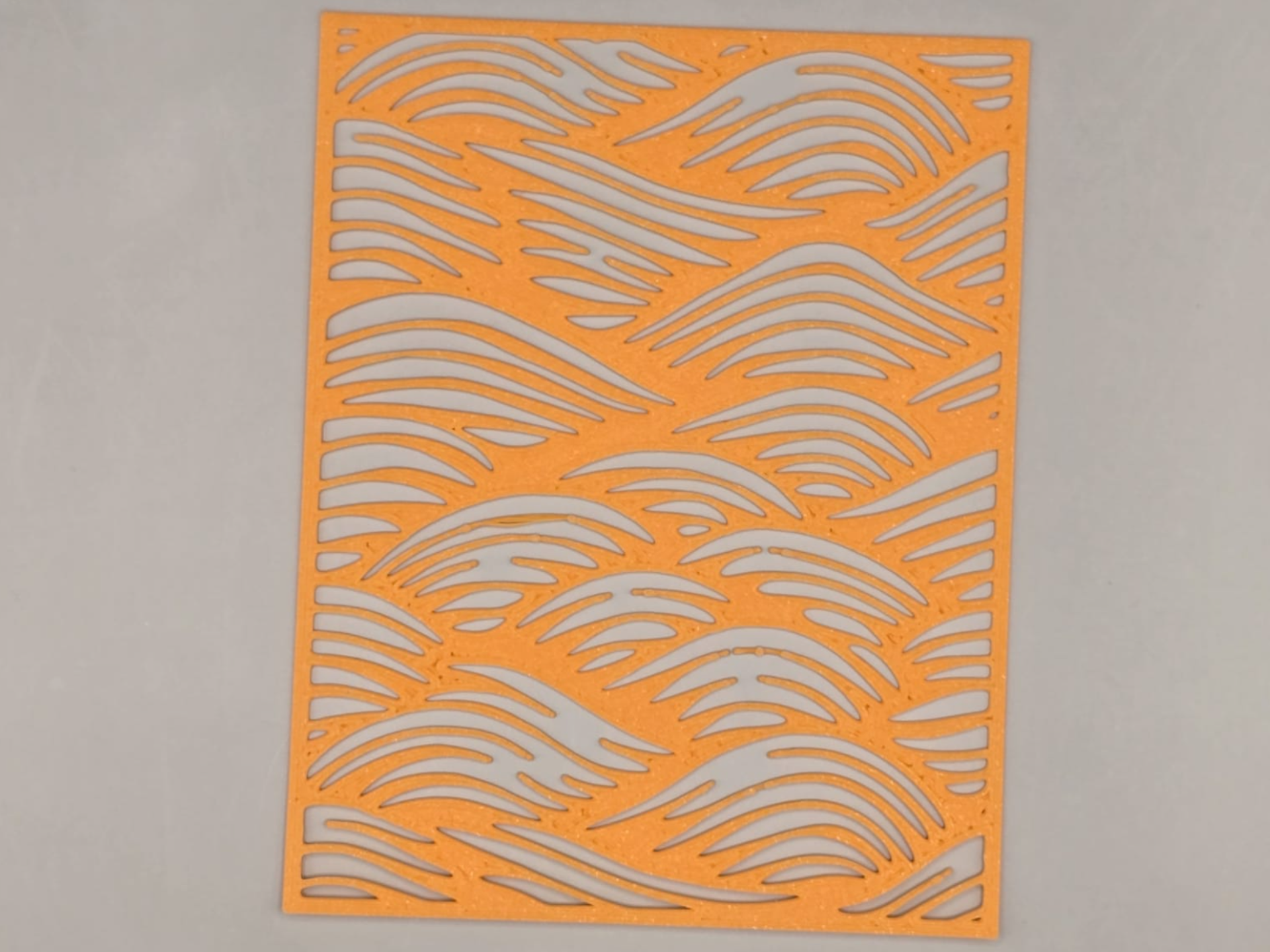 Wave Water Stencil Abstract Template