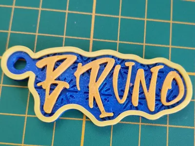 colorful and summery keychain