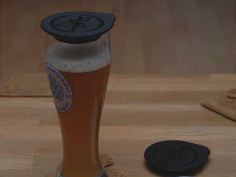 Cover for Glass / White Beer Glass