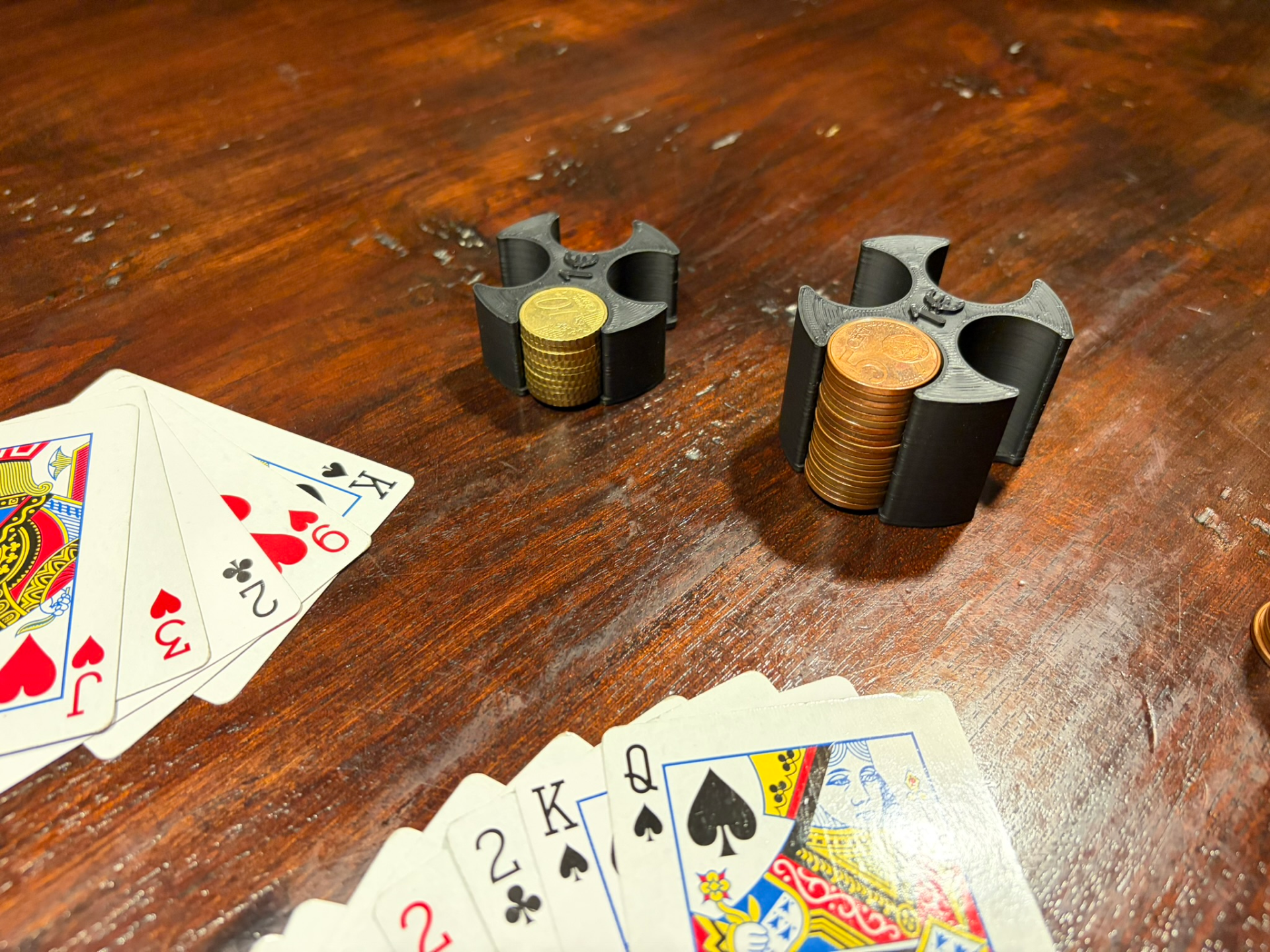 5 and 10 eurocent coin stacker