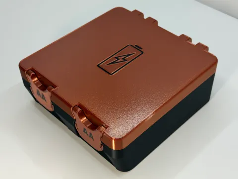 Caja o estuche: Battery Box - DOUBLE - AA/AAA/9V — referencia de MakerWorld