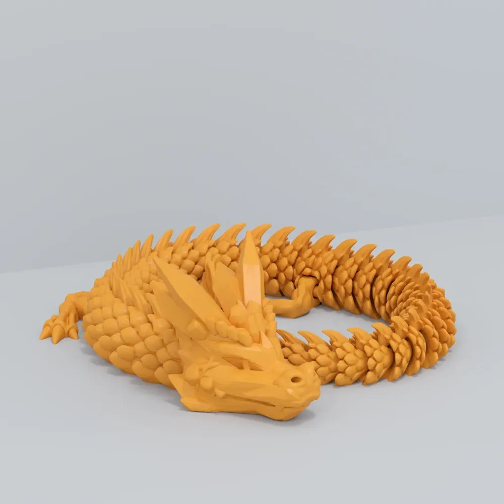 Little White Dragon—Crystal Dragon - Free 3D Print Model - MakerWorld