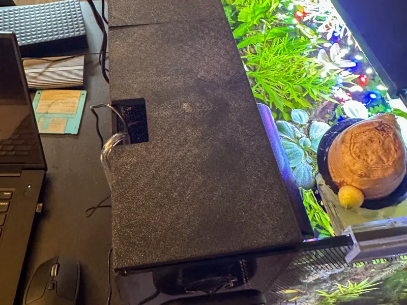 Back Compatement covers - Fluval Flex 15g Aquarium