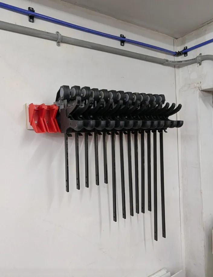 Modular Clamp Rack for Harbor Freight Bar Clamp - Free 3D Print Model ...